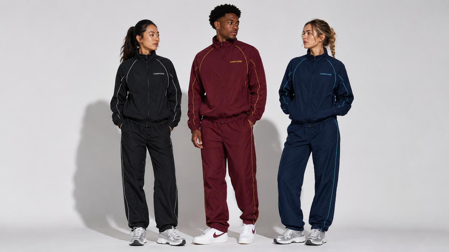 Y2K Retro Tracksuit in all three colorways
