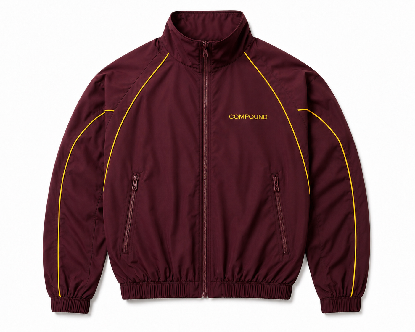 Y2K Retro Tracksuit - Maroon