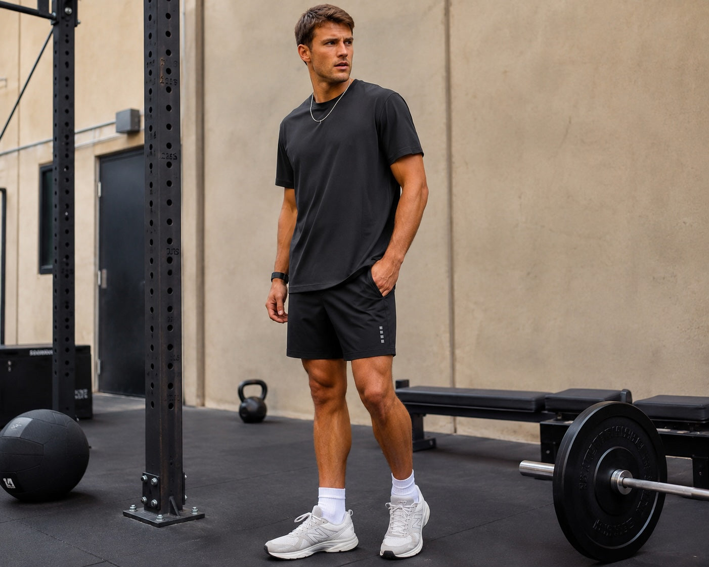 Owen is 5’10”, wears size M